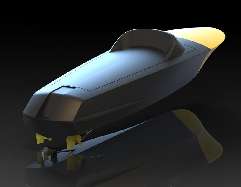 rc boat twin motor riva