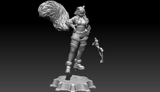 SQUIRREL GIRL (Marvel Comics) | CARTOON FIGURE | MARVEL UNIVERSE | MARVEL RIVALS