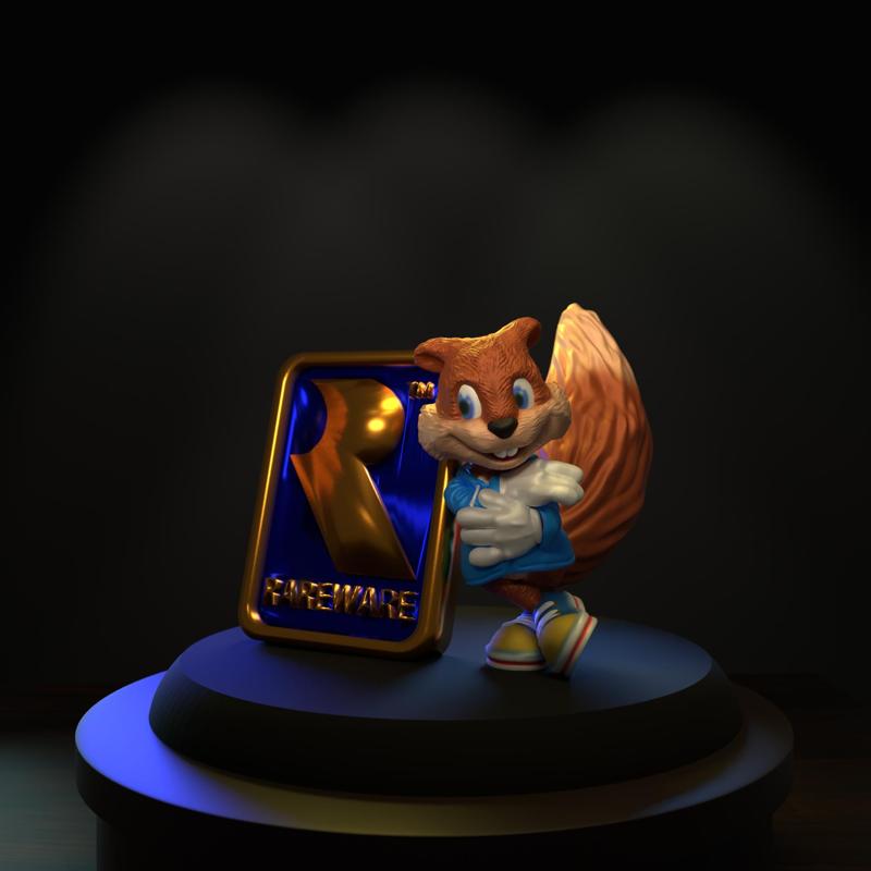 Conker's Bad Fur Day with RARE Logo