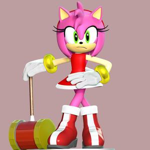 Amy Rose The Hedgehog 3 Fan Art