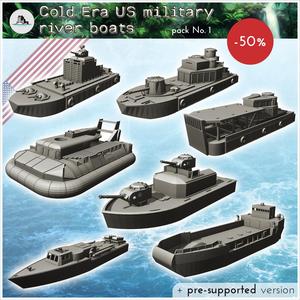 Cold Era US military river boats pack No. 1 - Vietnam War An Lao Cua Da Nang Dong Ha Hill 937 Hue Khe Sanh US USA Khmer South America