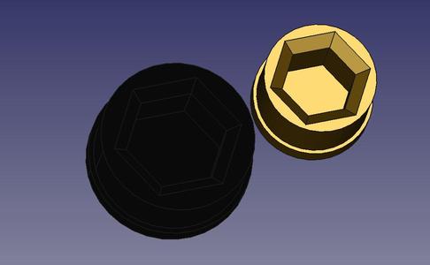 7 pcs. Hex bolt cover / bike / car