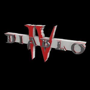 3D MULTICOLOR LOGO/SIGN - Diablo IV