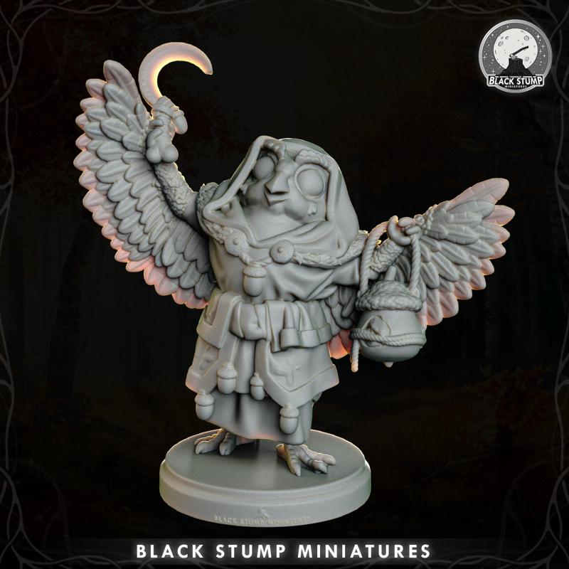 Nightcaller Druid Hero - Clutch-Grip Canopy Ghost + Original Race 5E + Shadowdark .PDF!