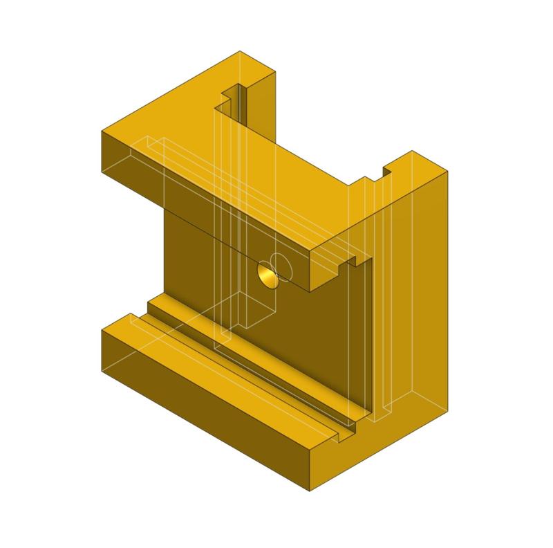 DIN RAIL TO DIN RAIL CROSSWAY 90DEG ADAPTER SLIM