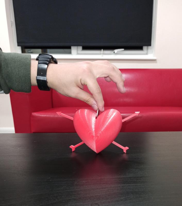 Heart Coin Bank