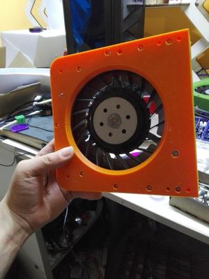 ps3 fan 3d printed blower conversion