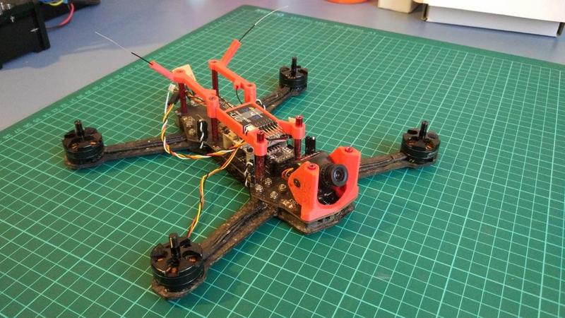 ZMR250 Holder for X4R-SB and pipes for antennas