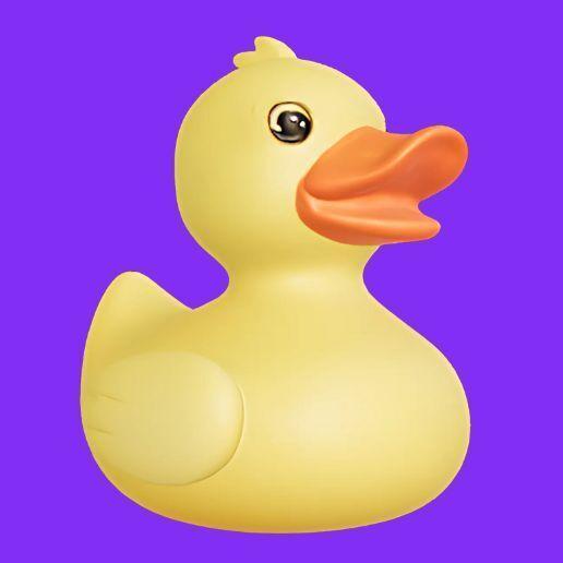 Adorable Rubber Duck - 3D Printable Toy