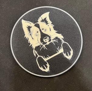 Border Collie coaster 