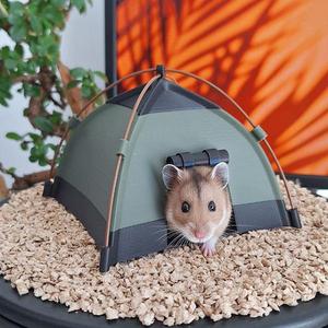 Hamster Tent House. A Cozy Camping-Style Pet Shelter.
