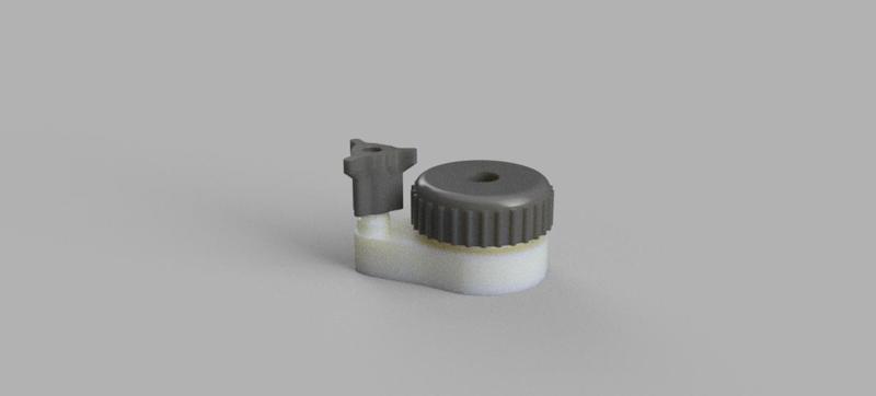 Screw-Lock CO₂ Diffuser for 20mm Ceramic Disc – No Glue Needed!