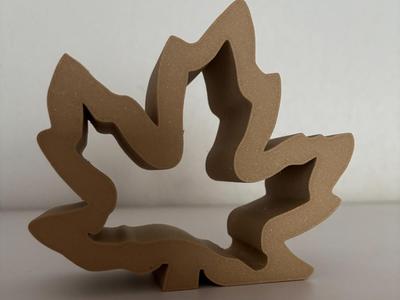 Maple leaf standing