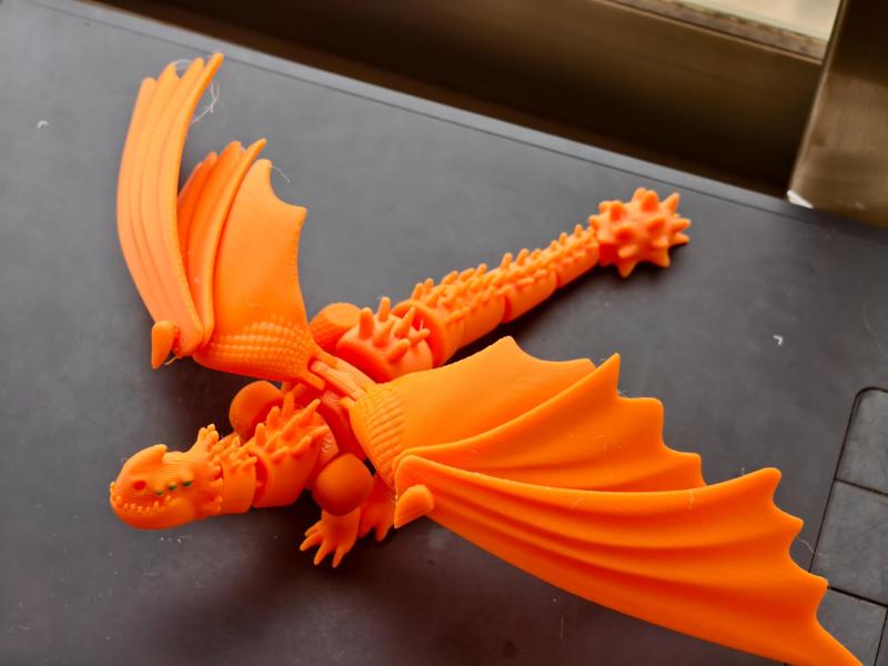How to Train Your Dragon, Red Death, Red Dragon King, no supports MINI printable