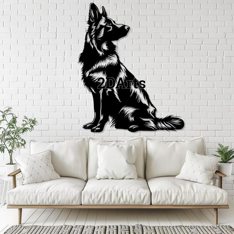 German Shepherd 2D Wall Art/Window Art