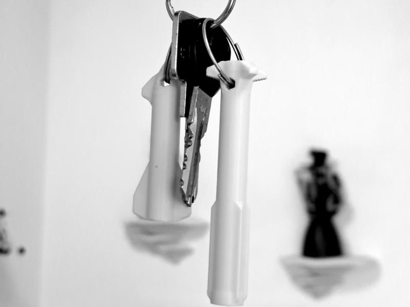 key chain SpaceX Starship booster + superheavy