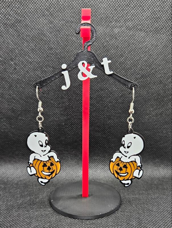 Casper the Friendly Ghost - earrings