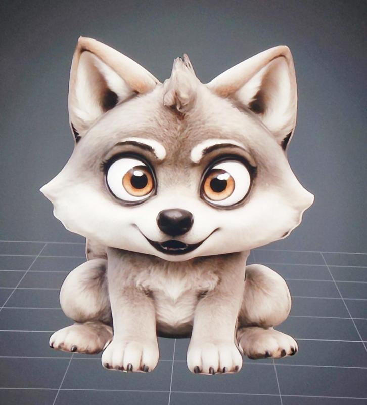 Knops Wolf baby toy and to collect