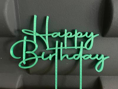 Happy Birthday for Cake