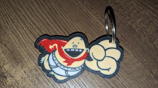 Captain Underpants Keychain