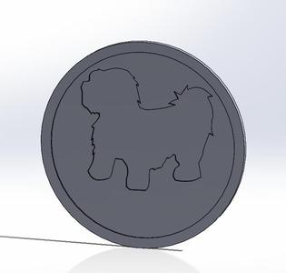Pet Dog Coaster - Shitzu