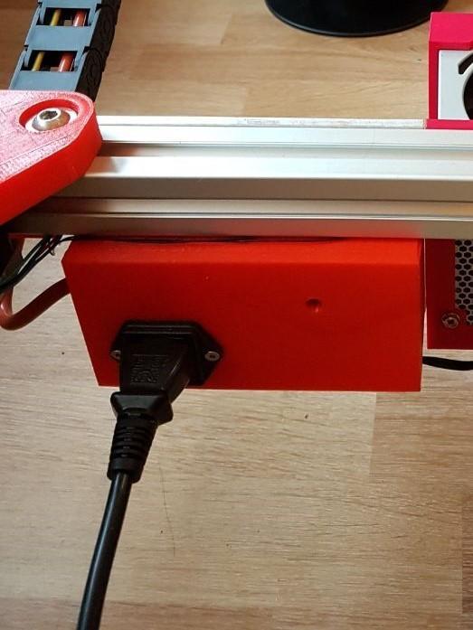 SSR-Case with Groundplate and 250V Power Supply for 3030 Extrusions Profile