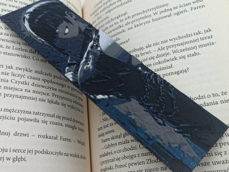 Anime Bookmark v4- Hueforge 150x50 green