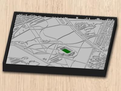 Goffert 3D map - Home of NEC Nijmegen