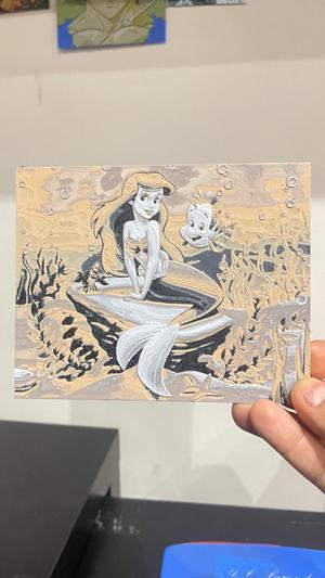 the little Mermaid Ariel sirenetta disney hueforge