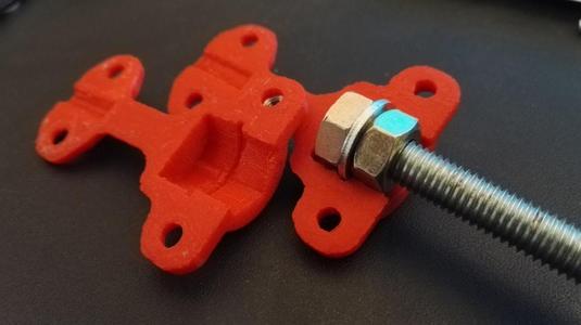 Motor shaft 5mm to 8mm Threaded Rod Coupling (13mm hex nut)