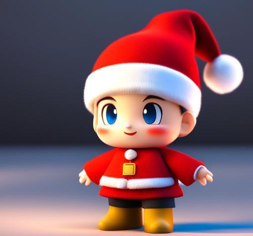 Blue Eyes Baby Santa