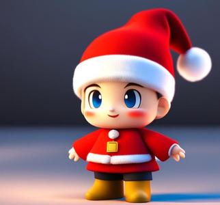 Blue Eyes Baby Santa