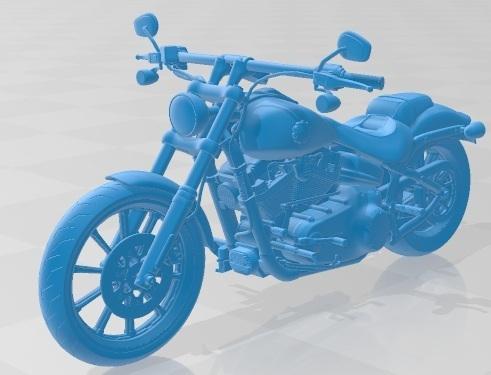 Harley Davidson Softail Break Out 2015 Printable Motorbike