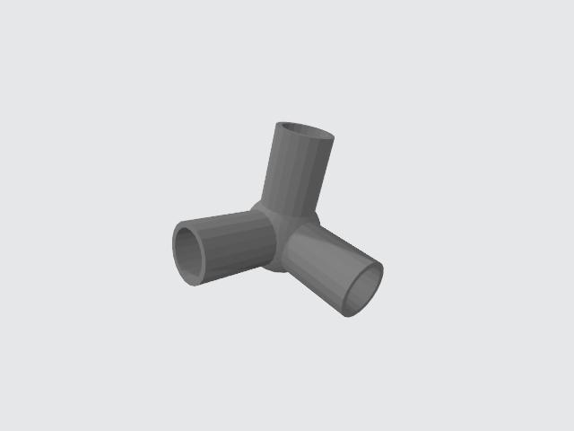 Tent or indoor elbow