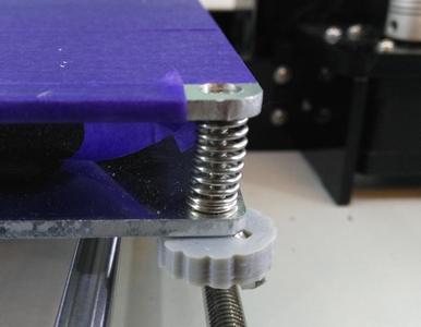 Wing Nut Grip for M3 screws (e.g. Anet A8 bed level screws)