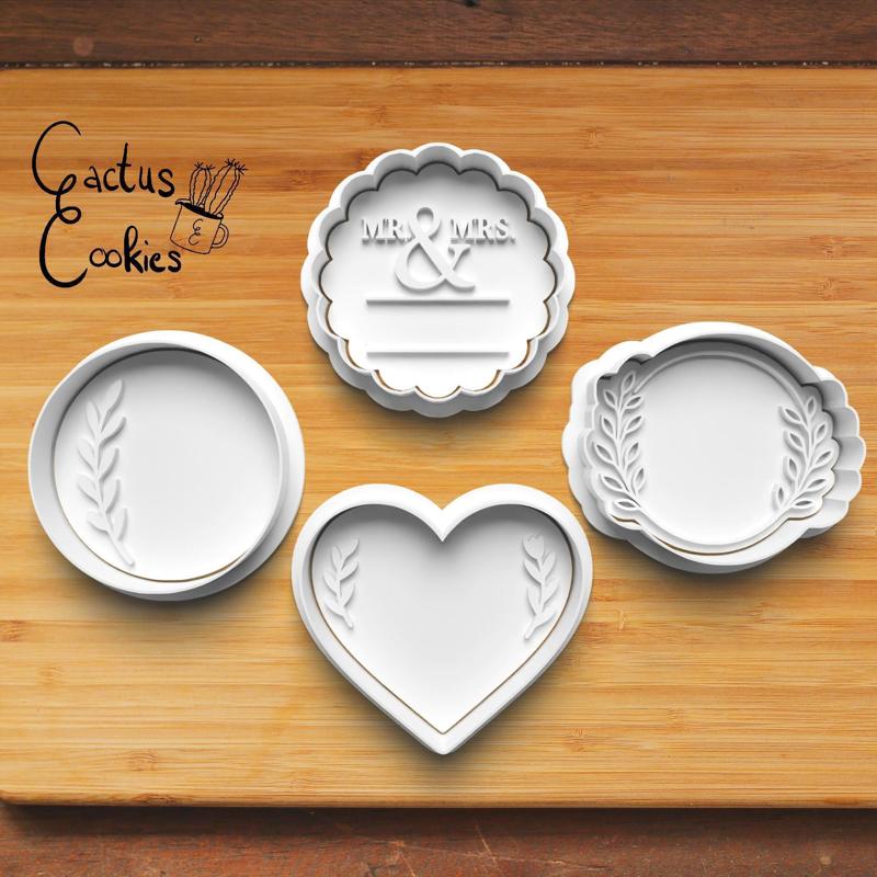 Wedding Frame Cookie Cutter set 0864