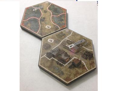 Fallout Magnetic Tiles (2017 Board Game) by Fantasy Flight Games