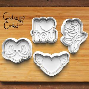 Love Valentine Cookie Cutter set 0529