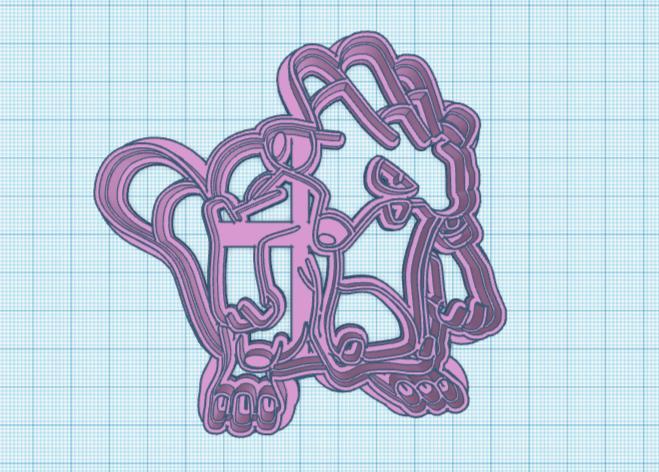 Pokemon: Exploud Cookie Cutter