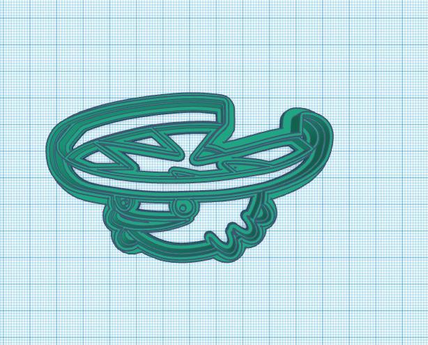 Pokemon: Lotad Cookie Cutter