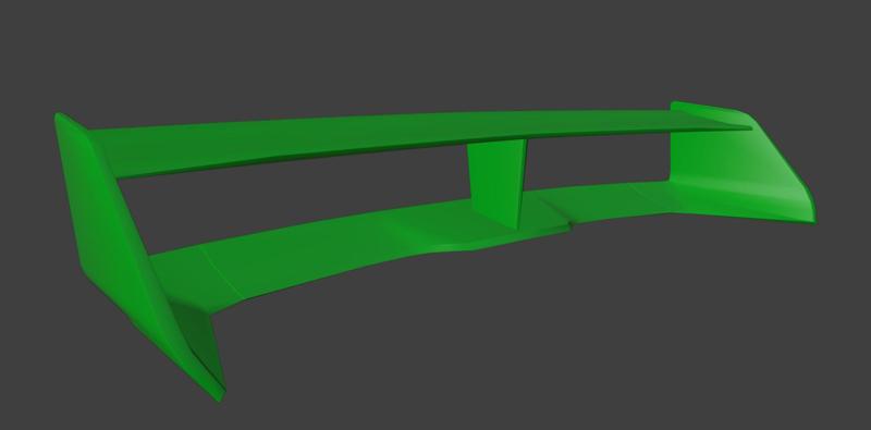 Spoiler 081 Wing For RC CARS Universal 3D PRINT STL