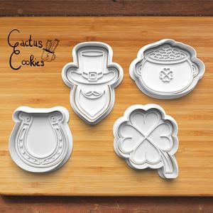 St. Patrick's Day Cookie Cutter set 0282