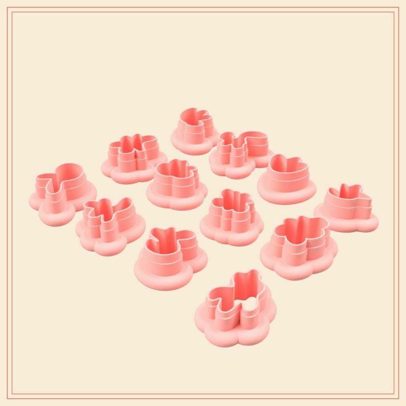 12 Organic Shaped Cutters - Polymer | Clay | Baking