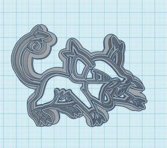 Pokemon: Alolan Rattata Cookie Cutter