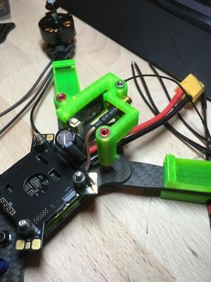 Recall A6 quadcopter FPV Antenna and Crossfire Mount