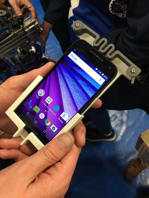 Moto G2 Phone Mount for Actobotics / 80-20