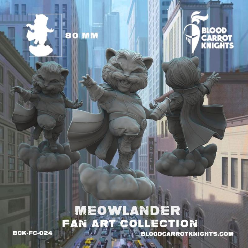 Meowlander | Homelander Superhero The Boys Angry Kitten Figure