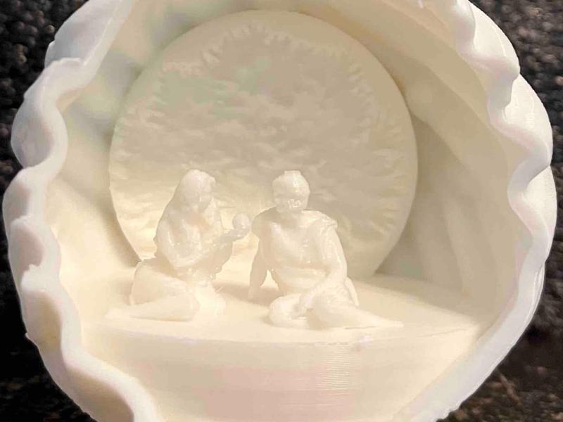 The Adam and Eve Christmas Ornament