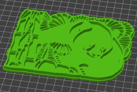 Panda Bear among Bamboo Canes