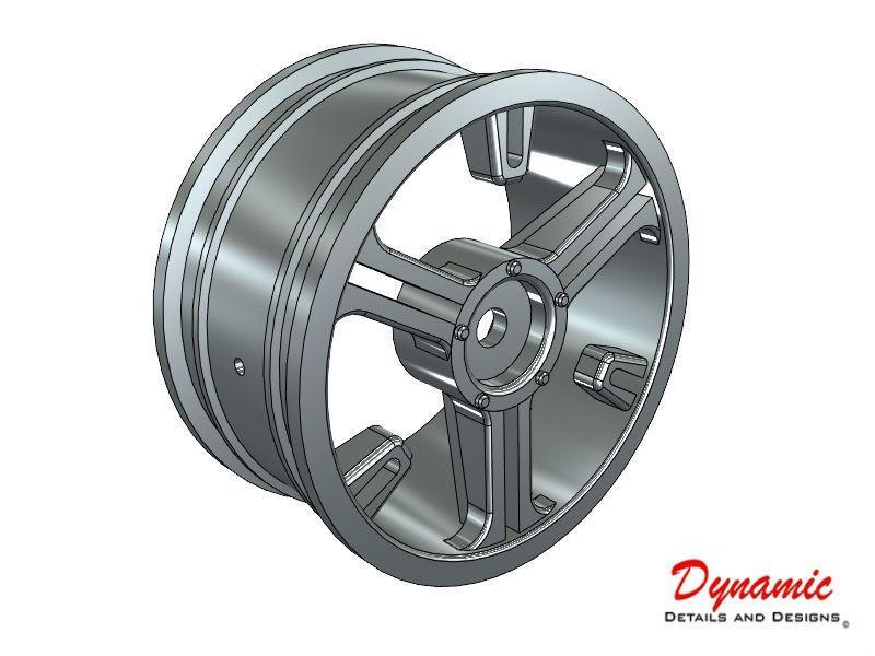 3 Spoke DBL Action 26mm Wheels